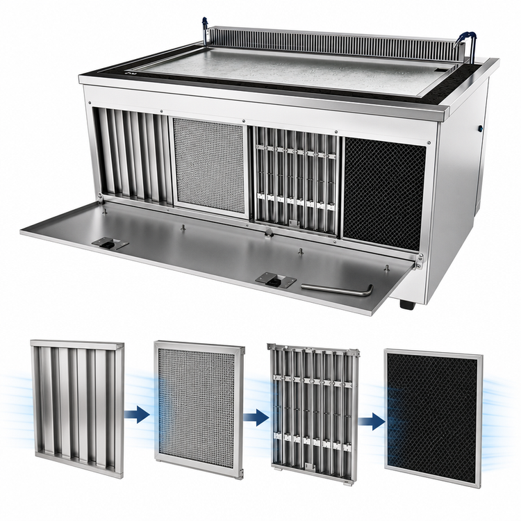 Product image #4 for Evo EVent 48E Full Metal Surround 48 Inch Electric Ventless Cooking Station