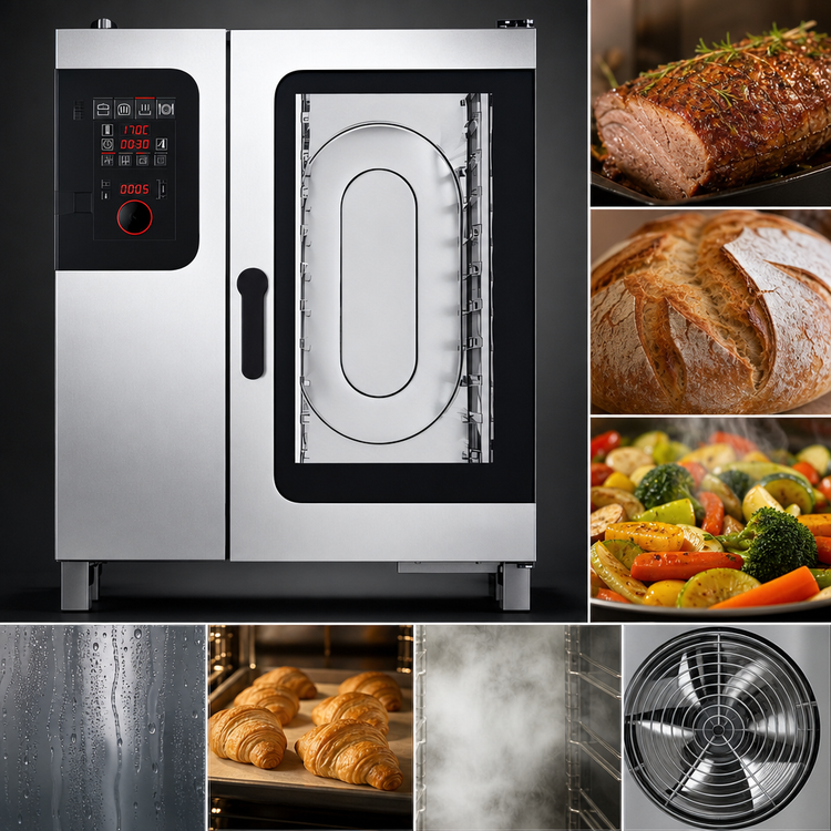 Product image #4 for Convotherm C4 ED 10.10GB-N Maxx Pro Full-Size Gas Combi Oven with Boiler, easyDial Controls