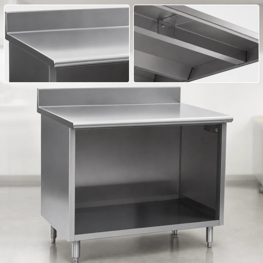 14-Gauge 304 Stainless Steel Top