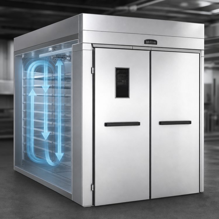 Product image #4 for Baxter RPW2E Double Wide Roll-In Retarder/Proofer Cabinet, 40.5" Deep, With Floor