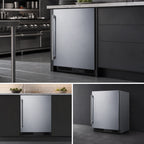 Thumbnail image #5 for Summit Commercial Summit Appliance ALFZ53CSS 24-Inch Undercounter All-Freezer, 3.7 Cu. Ft., Stainless Steel, Digital Controls