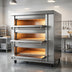 Thumbnail image #4 for American Baking Systems ABSGDO-803T Three-Deck Two-Pan Gas Deck Oven