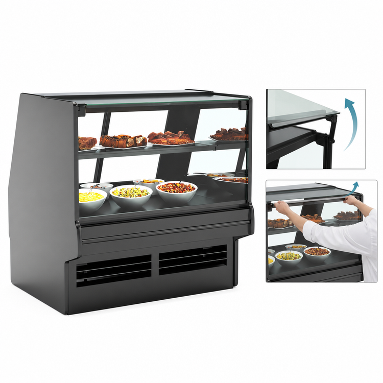 Product image #6 for Fusion GMDSV6R 75-3/8-Inch Remote Refrigerated Service Case