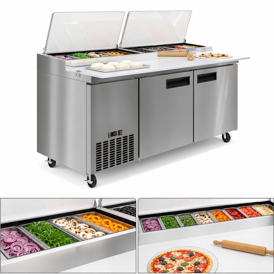 9-Pan Ingredient Rail