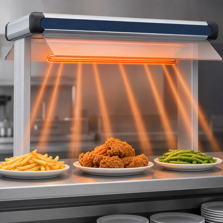 Product image #4 for Hatco Glo-Ray Designer Dual Infrared Strip Heater, 45-1/2-Inch Wide, 3-Inch Spacing, Aluminum