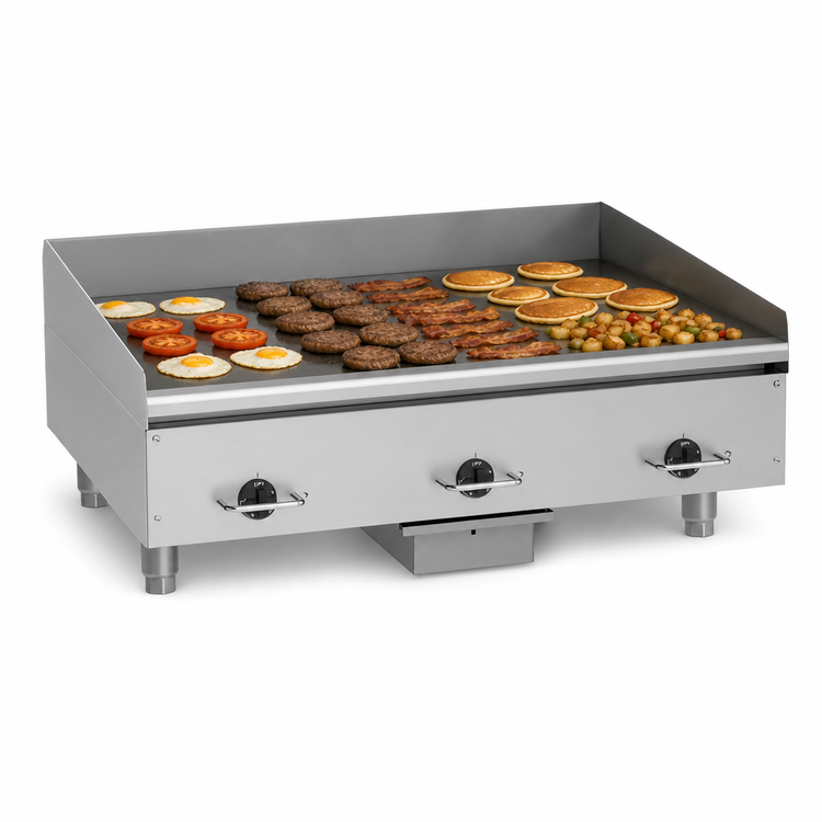 Product image #4 for Vulcan HEG36E 36-Inch Heavy Duty Electric Countertop Griddle