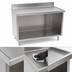 Thumbnail image #4 for Eagle Spec-Master Marine Counter Edge Open Front Stainless Steel Work Table Cabinet Base, 36 x 30 Inches