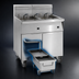 Thumbnail image #4 for Imperial 2-Tank Electric Floor Fryer with Built-In Space Saver Filter System, 50 lb. Tanks