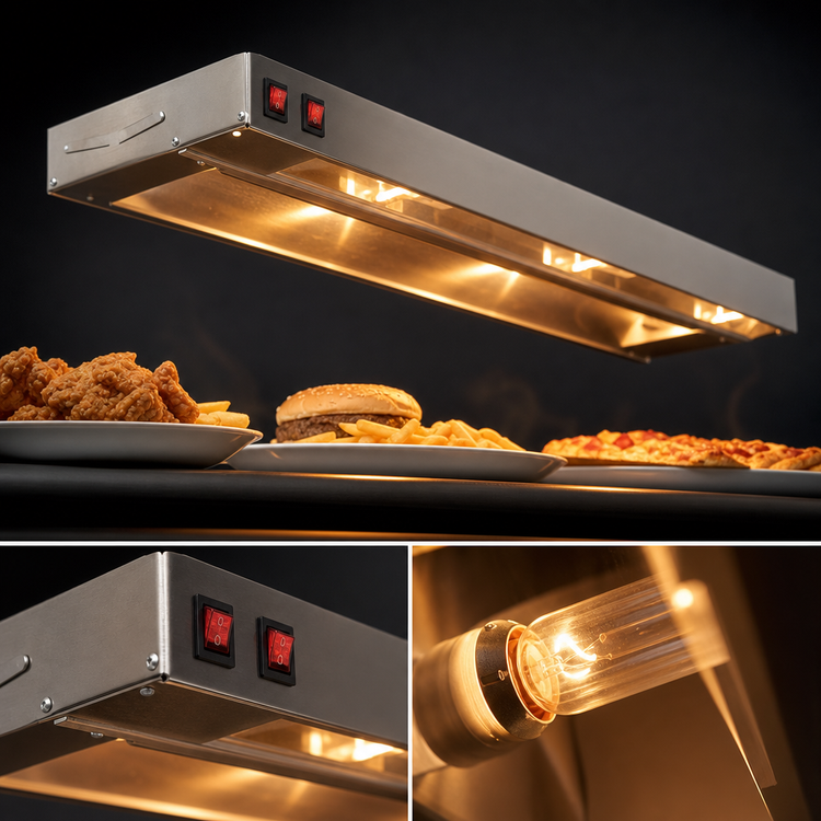 Product image #4 for Eagle RedHots 42-Inch Lighted Single Strip Heat Lamp, 120V, Standard Wattage