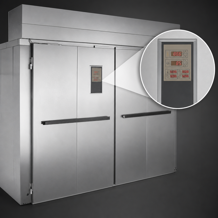 Product image #4 for Baxter PW3S Triple Wide Roll-In Proofer Cabinet with Floor, 120.5-Inch Deep, 2-Door, Electric Heat
