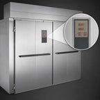 Thumbnail image #4 for Baxter Manufacturing PW3S-120.5"D-FL Triple-Wide Roll-In Proofer Cabinet, 2-Door, Digital Controls, Stainless Steel, 16-Rack Capacity