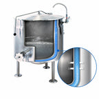 Thumbnail image #4 for Cleveland Range Short Series KEL40SH 40-Gallon Electric Steam-Jacketed Kettle with Tri-Leg Base, Full Jacket, 316 Stainless Steel Liner