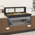 Thumbnail image #4 for Structural Concepts Reveal® Full-Service Non-Refrigerated Slide-In Counter Case, 35-3/4 Inch Wide, Black