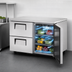 Thumbnail image #4 for True TUC-48D-2-HC 48-Inch 2-Section Undercounter Refrigerator with 1 Door and 2 Drawers
