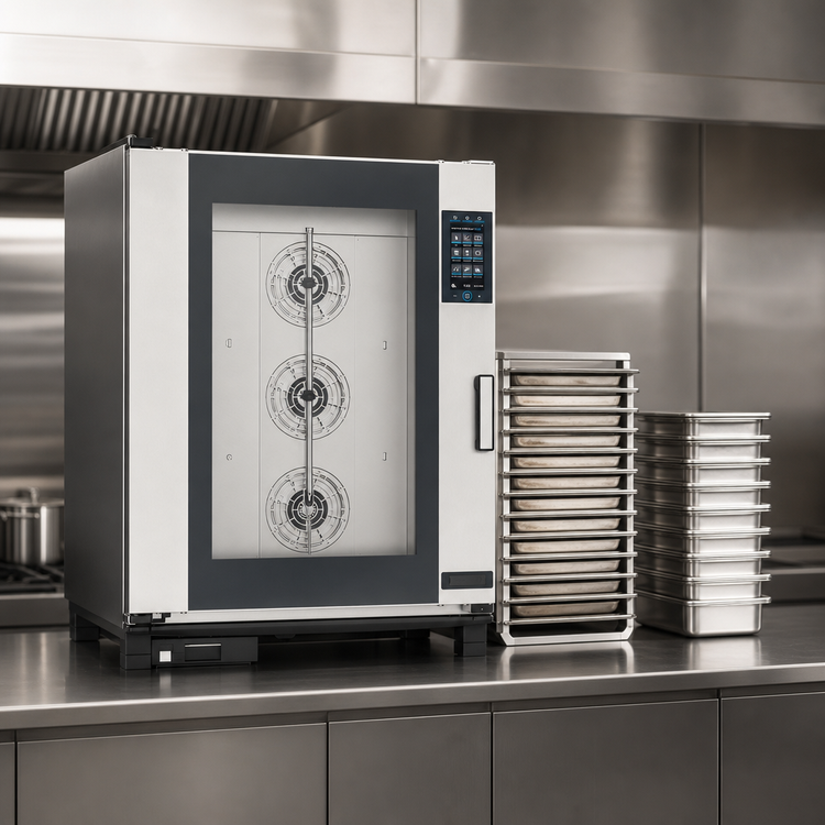 Product image #4 for UNOX ChefTop MIND.Maps Plus 10 Full-Size Sheet Pan Electric Countertop Combi Oven/Steam Oven