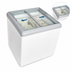 Thumbnail image #5 for Excellence Commercial Products Dual Temp Chest Refrigerator/Freezer with 2 Sliding Glass Doors, 7.4 Cu. Ft., White