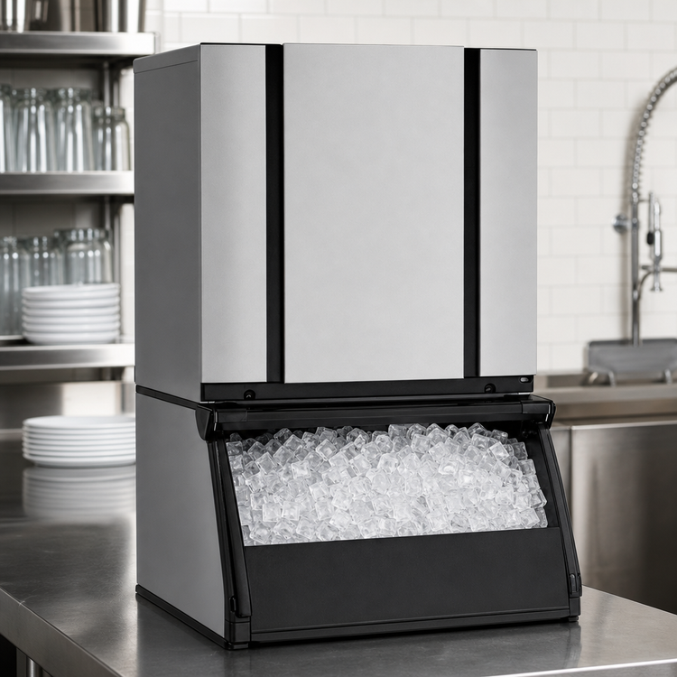 Product image #5 for Ice-O-Matic Elevation Series™ CIM0320HW90 Half-Size Cube Modular Ice Maker, 22-Inch Wide, Water-Cooled