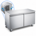 Thumbnail image #4 for Omcan 60-Inch Two-Section Undercounter Refrigerator, 15 Cu. Ft., Stainless Steel