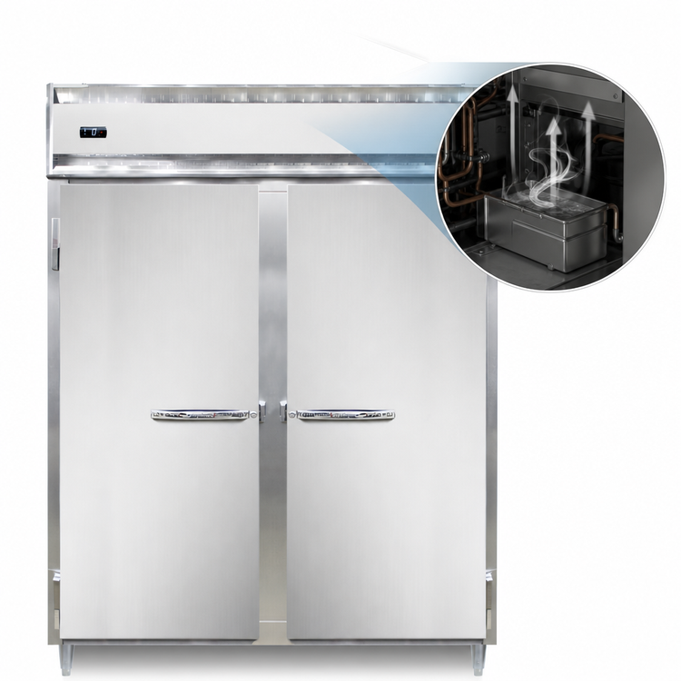 Product image #4 for Continental Refrigerator D2FEN Designer Line 52 cu. ft. Extra-Wide Two-Section Reach-In Freezer