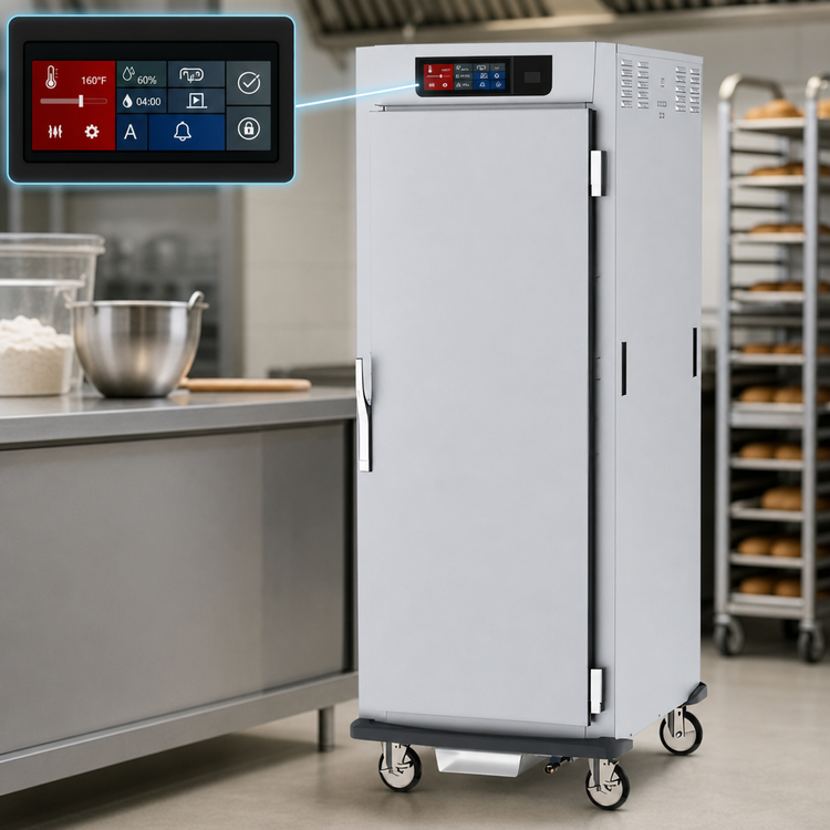 Product image #4 for Metro C5 9 Series Full-Height Pass-Thru Controlled Humidity Heated Holding and Proofing Cabinet with Solid Doors and Universal Wire Slides