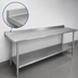 Thumbnail image #4 for Duke Stainless Steel Work Table with 1-1/8