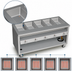 Thumbnail image #4 for Thurmaduke TEHF-74 5-Pan Mobile Electric Hot Food Unit with Open Base