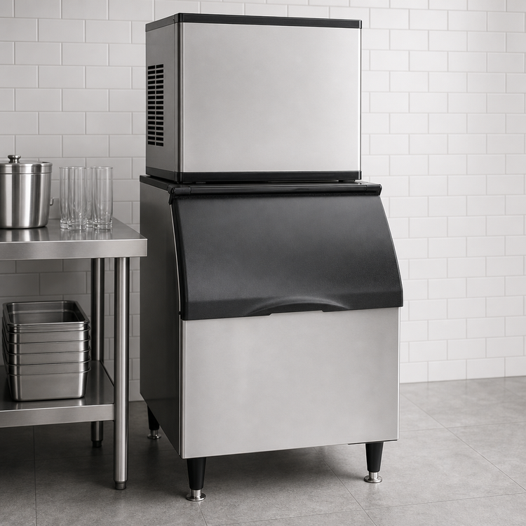Product image #4 for Ice-O-Matic B40 Top-Hinged Slope-Front Ice Bin with 344 lb Storage Capacity