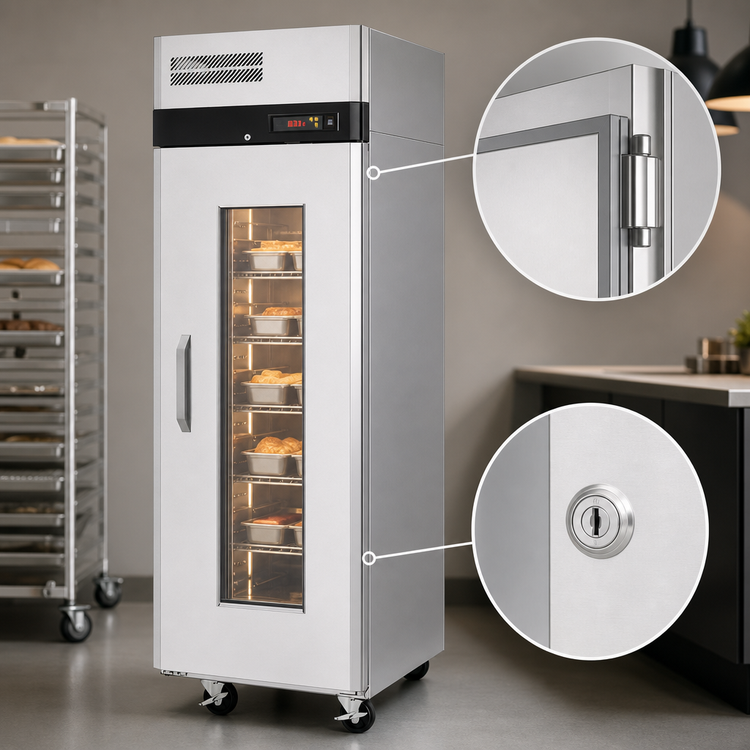 Product image #4 for Turbo Air M3 Series 1-Section Reach-In Heated Holding Cabinet with Glass Door, 22.7 Cu. Ft.