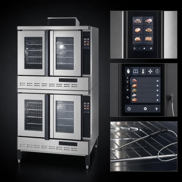 Product image #4 for Blodgett Premium Series DFG-100 DBL Double-Deck Full-Size Standard-Depth Gas Convection Oven