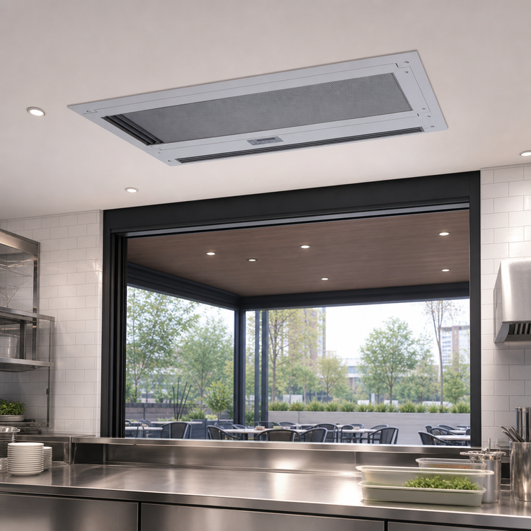Product image #4 for Berner Architectural Recessed 16 Electric Heated Air Curtain for 96-Inch Openings, 3-Phase, 28 kW
