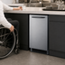 Thumbnail image #5 for Summit Commercial 15-Inch ADA-Compliant Built-In/Freestanding Drain-Free Crescent Cube Ice Maker with 22 lb Bin