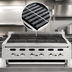 Thumbnail image #4 for Vulcan Achiever VACB60-QS Platinum 62-1/8 Inch 11-Burner Radiant Countertop Gas Charbroiler