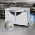Thumbnail image #4 for Turbo Air Super Deluxe Series Two-Section Undercounter Freezer, 48-1/2 Inch, Self-Contained Rear Mount