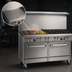 Thumbnail image #4 for Southbend Ultimate 60-Inch Commercial Gas Restaurant Range with 4 Open Burners, 36-Inch Griddle, and 2 Convection Ovens