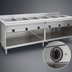 Thumbnail image #4 for Spec-Master HT6OB-240 94.5-Inch (6) Well Electric Hot Food Table