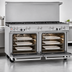 Thumbnail image #4 for Southbend Ultimate 60-Inch Commercial Gas Range with 2 Convection Ovens and 9 Burners