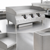 Thumbnail image #4 for RedHots Chef's Line Extra-Deep Countertop LP Gas Griddle, 15 Inch, Thermostatic Controls With Safety Pilots