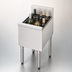Thumbnail image #4 for Eagle Group 2200 Series Underbar Side-to-Side Modular Add-On Bottle Storage Unit, 12 x 24 Inch, 6-Bottle Capacity