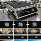 Thumbnail image #4 for Vollrath HPI4-3000 Countertop Single-Burner Induction Range with Temperature Probe, 3000W, 208-240V