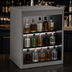 Thumbnail image #4 for Glastender 24-Inch Wide Back Bar Liquor Display Cabinet with Open Front and LED Lighting