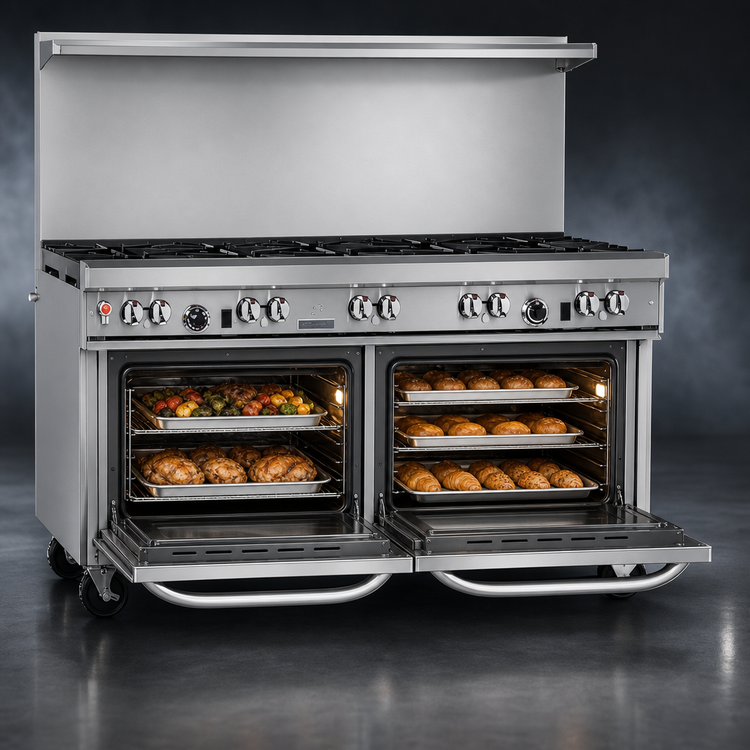 Product image #4 for Southbend Ultimate 60-Inch Gas Restaurant Range with 24-Inch Griddle and 2 Convection Ovens