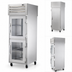 Thumbnail image #4 for True SPEC SERIES One-Section Pass-Thru Reach-In Refrigerator with 2 Glass Half Doors on the Front and 1 Stainless Steel Door on the Rear