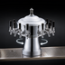 Thumbnail image #4 for Perlick 4005D4BPC Gambrinus Glycol-Cooled Countertop Draft Beer Tower with 8 Faucets