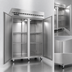 Thumbnail image #4 for Hoshizaki Steelheart PT2A-FS-FS Two-Section Full Stainless Pass-Thru Refrigerator, 52.5 Cu. Ft., Full-Height Solid Hinged Doors