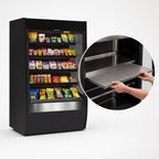 Thumbnail image #4 for Federal Industries Vision Series VHSS2478C Self-Serve Curved-End Heated Merchandiser, 4 Heated Shelves, Digital Controls, 208-240V