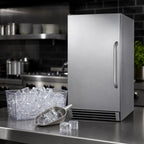 Thumbnail image #5 for Summit Commercial Summit Appliance BIM47OS Undercounter Clear Cube Ice Maker, 50 lb/day, 25 lb Bin, Air-Cooled Stainless Steel