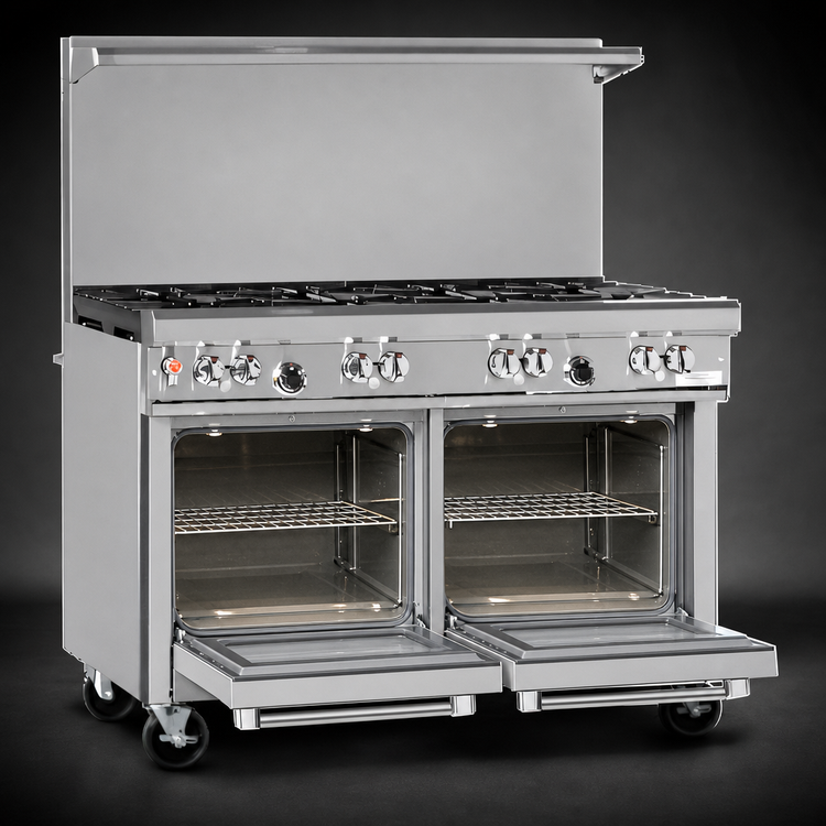 Product image #4 for Southbend Ultimate 48-Inch Gas Restaurant Range with 7 Burners and 2 Space Saver Ovens