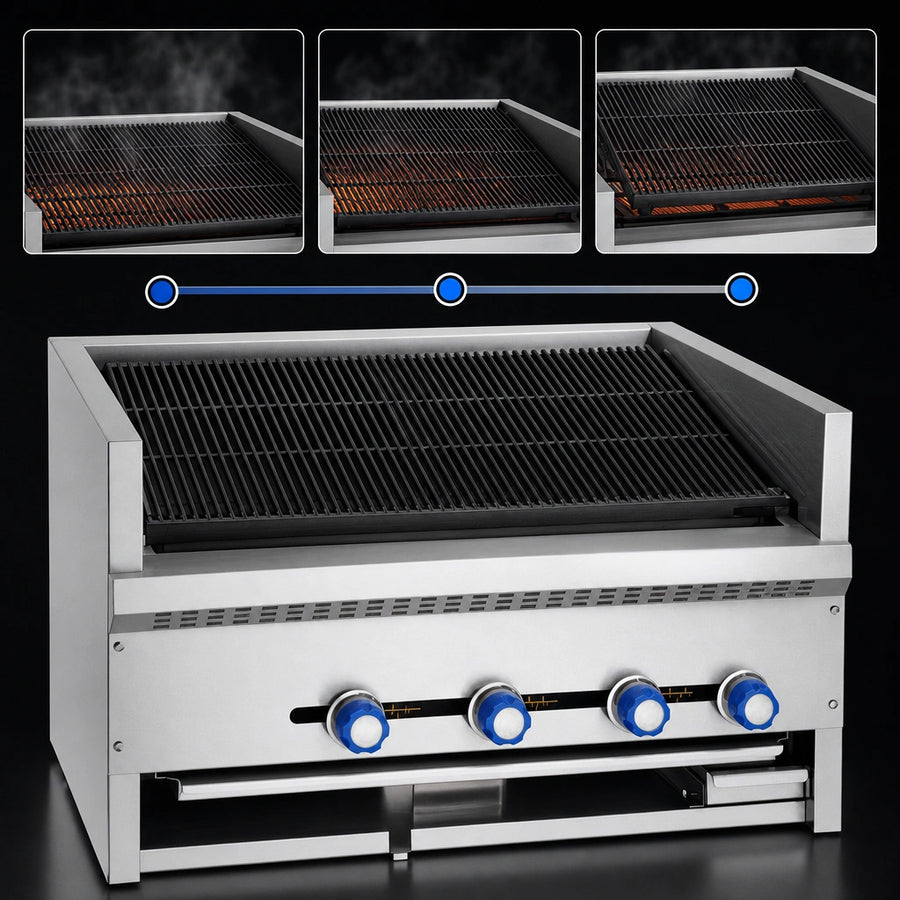Three-Position Slanted Top Grate