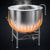 Thumbnail image #4 for Legion LT-80 Stationary Direct Steam Kettle, 80 Gallon, 2/3 Jacket, Tri-Leg Base
