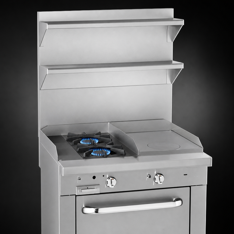 Product image #4 for Southbend Platinum Heavy Duty 32-Inch Gas Range with 2 Open Burners, 16-Inch Griddle and Standard Oven